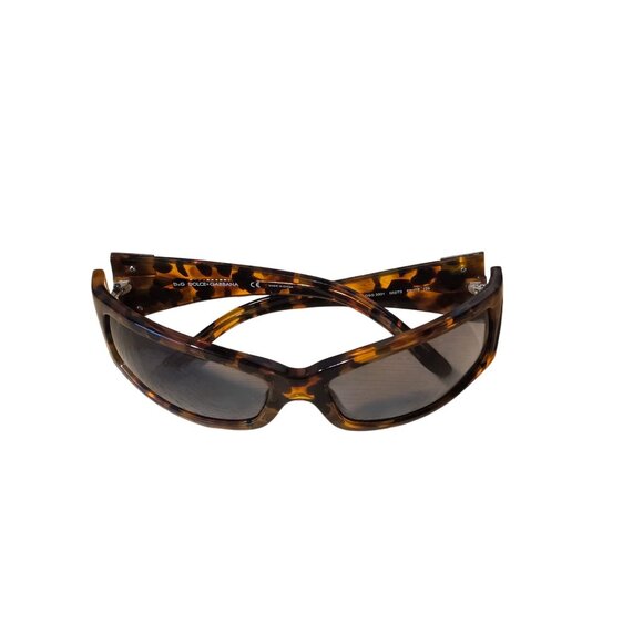 D&G Dolce & Gabbana Tortoise Shell Sunglasses 3001 502/73 65-18-125 Unisex Brown - Picture 2 of 11